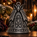 The Belfry Bat - Gothic Christmas Tree Ornament, Bat Bell Decoration, Alternative Xmas Decor, Gothic Holiday Ornament, Dark Christmas Gift