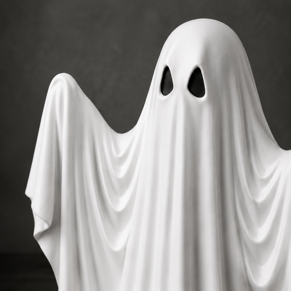 The Old Haunt — Retro Ghost Figurine by Gremlin Relics