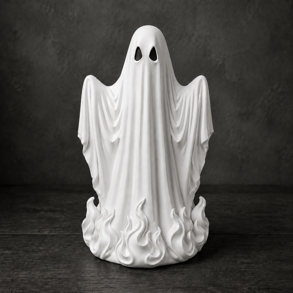 The Old Haunt — Retro Ghost Figurine by Gremlin Relics