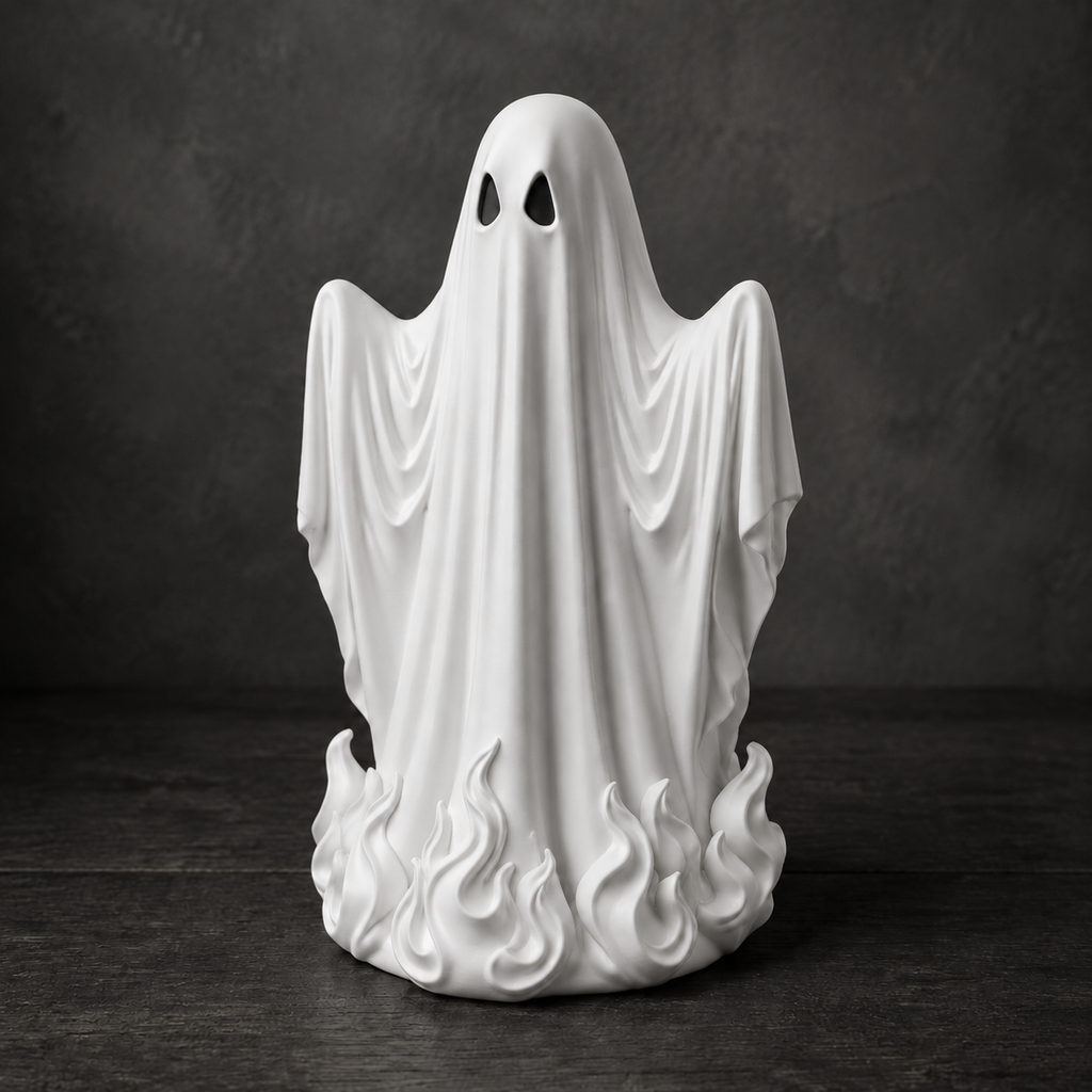 The Old Haunt — Retro Ghost Figurine by Gremlin Relics
