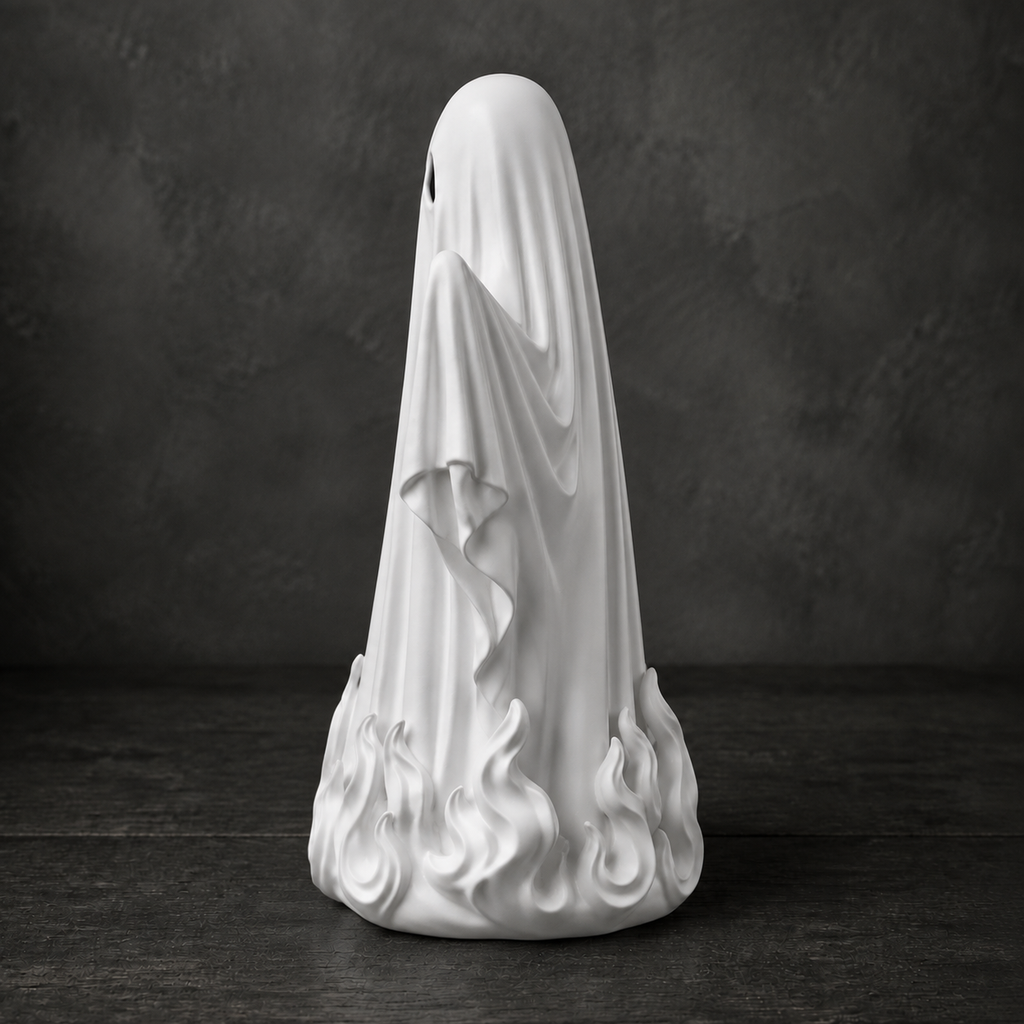 The Old Haunt — Retro Ghost Figurine by Gremlin Relics