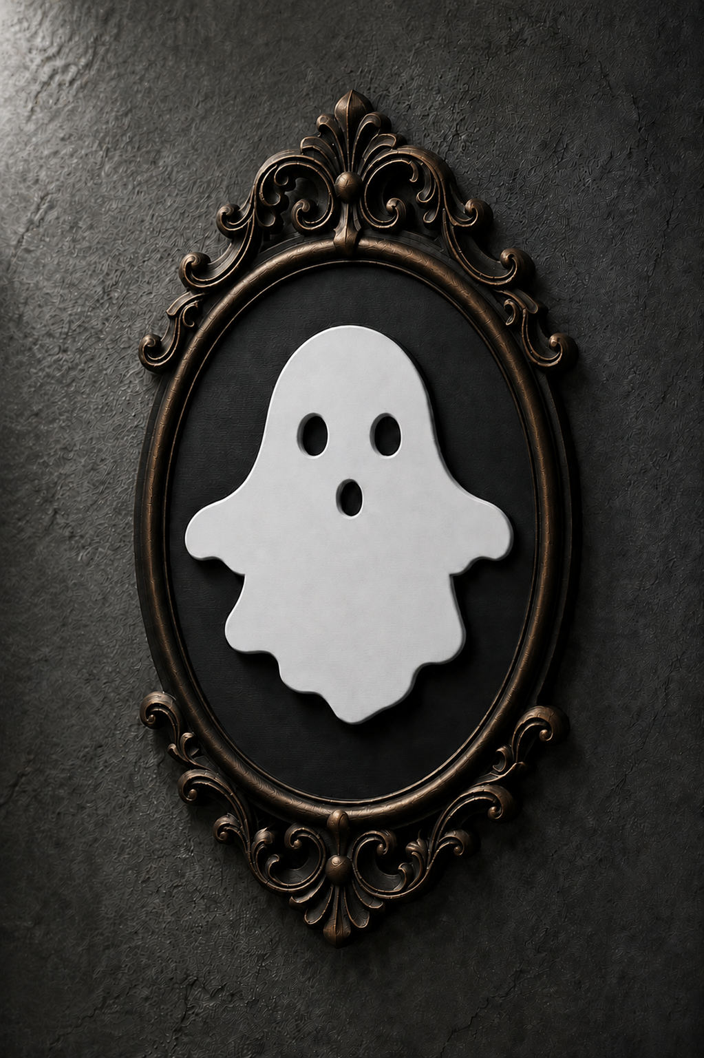 The Uninvited — Gothic Ghost Cameo Wall Plaque by Gremlin Relics