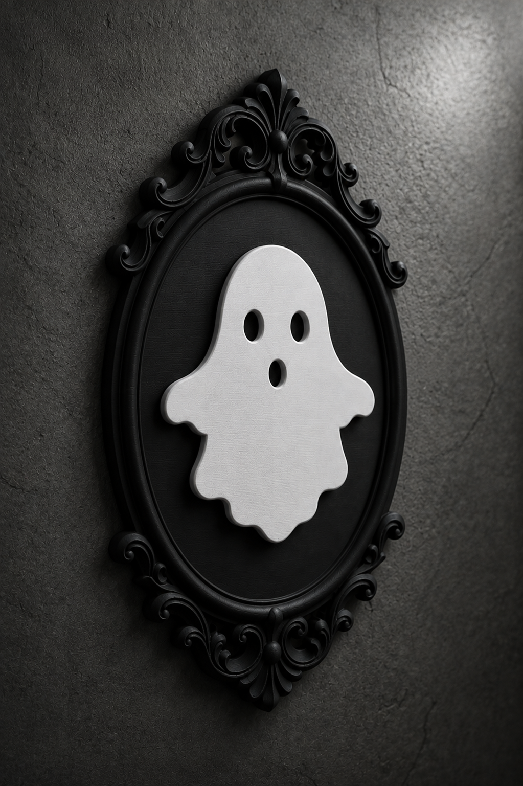 The Uninvited — Gothic Ghost Cameo Wall Plaque by Gremlin Relics