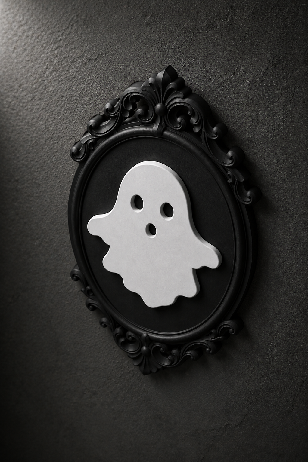 The Uninvited — Gothic Ghost Cameo Wall Plaque by Gremlin Relics