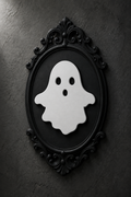 The Uninvited — Gothic Ghost Cameo Wall Plaque by Gremlin Relics