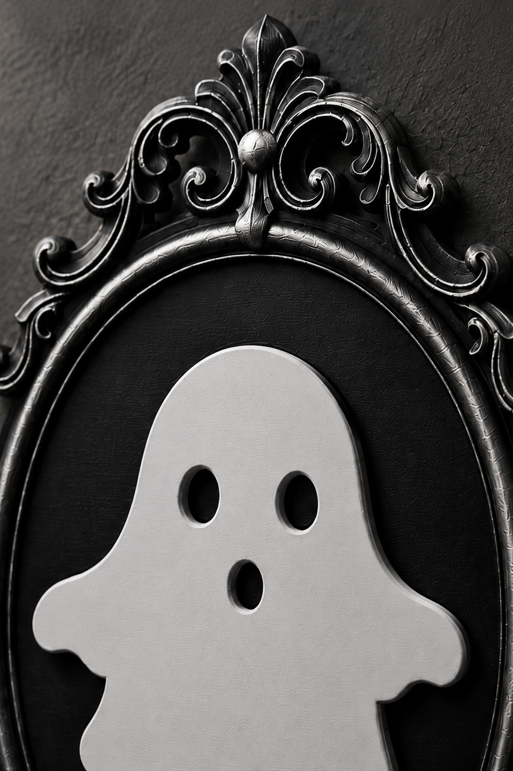 The Uninvited — Gothic Ghost Cameo Wall Plaque by Gremlin Relics