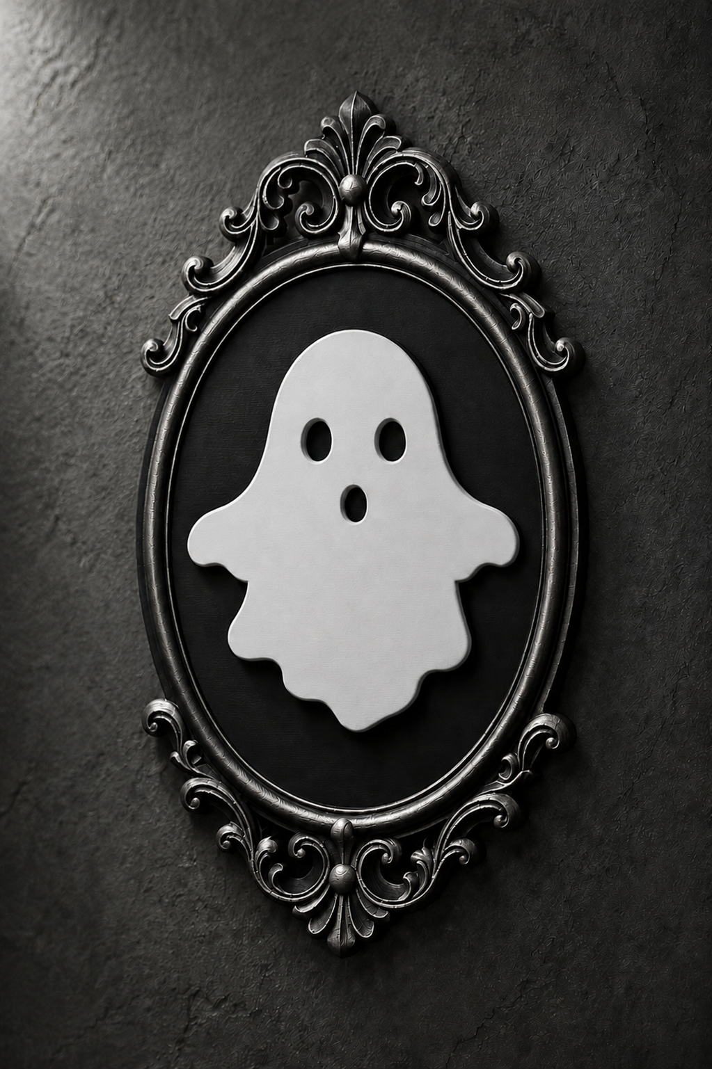 The Uninvited — Gothic Ghost Cameo Wall Plaque by Gremlin Relics