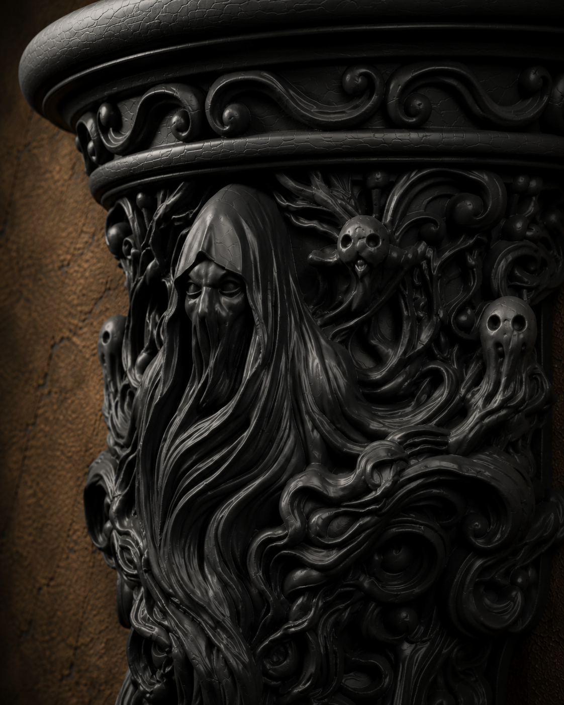 The Restless Spirit — Ghost Wall Shelf by Gremlin Relics