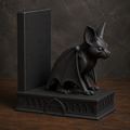 The Belfry Guard — Gothic Bat Bookend by Gremlin Relics
