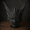 The Infernal Crown — Horned Demon Masquerade Mask by Gremlin Relics