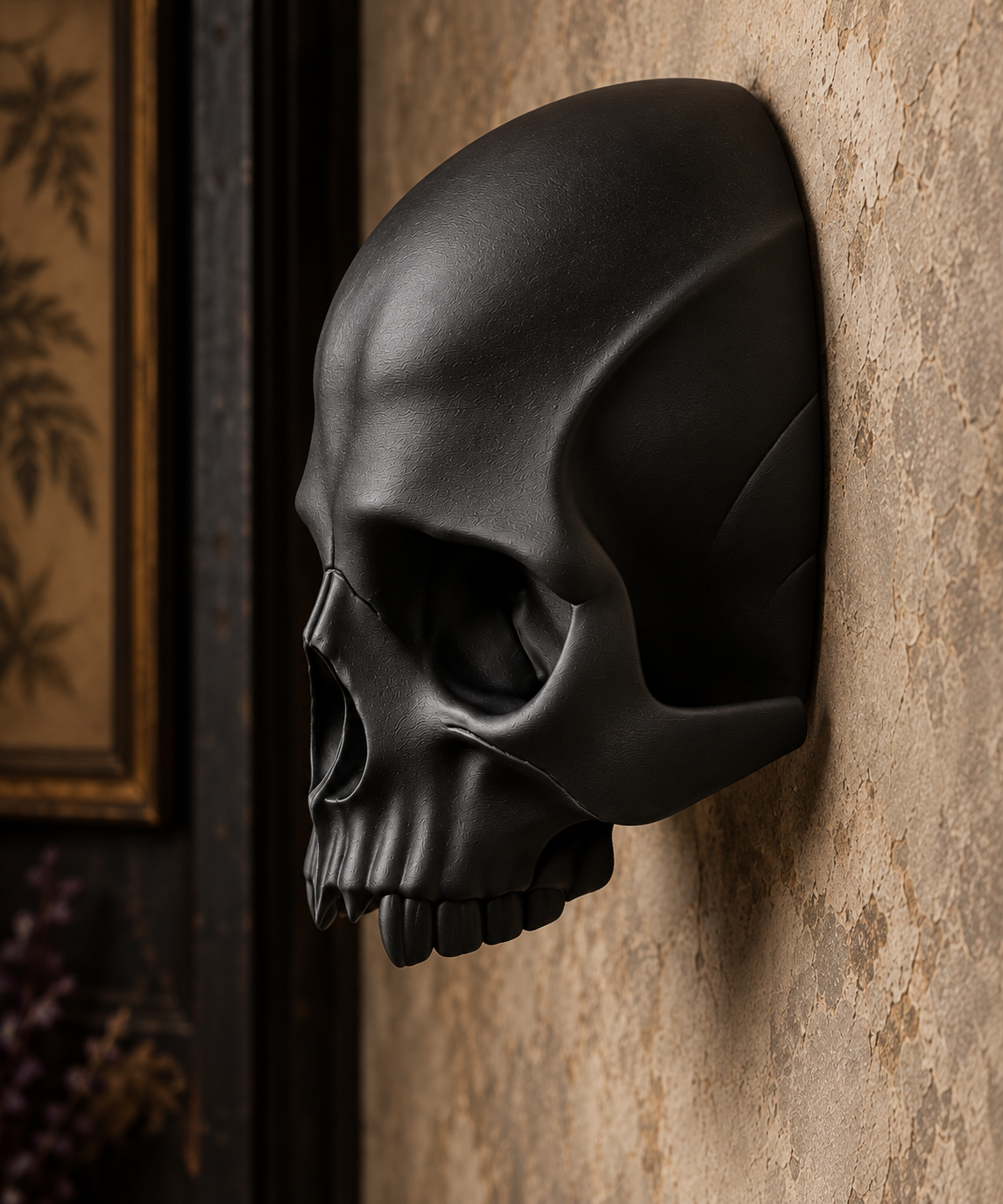 The Kept Secret — Skull Wall Mount with Hidden Compartment by Gremlin Relics