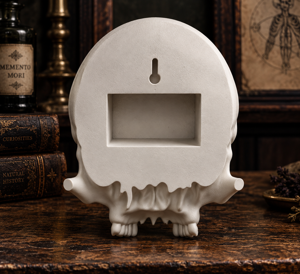 The Kept Secret — Skull Wall Mount with Hidden Compartment by Gremlin Relics