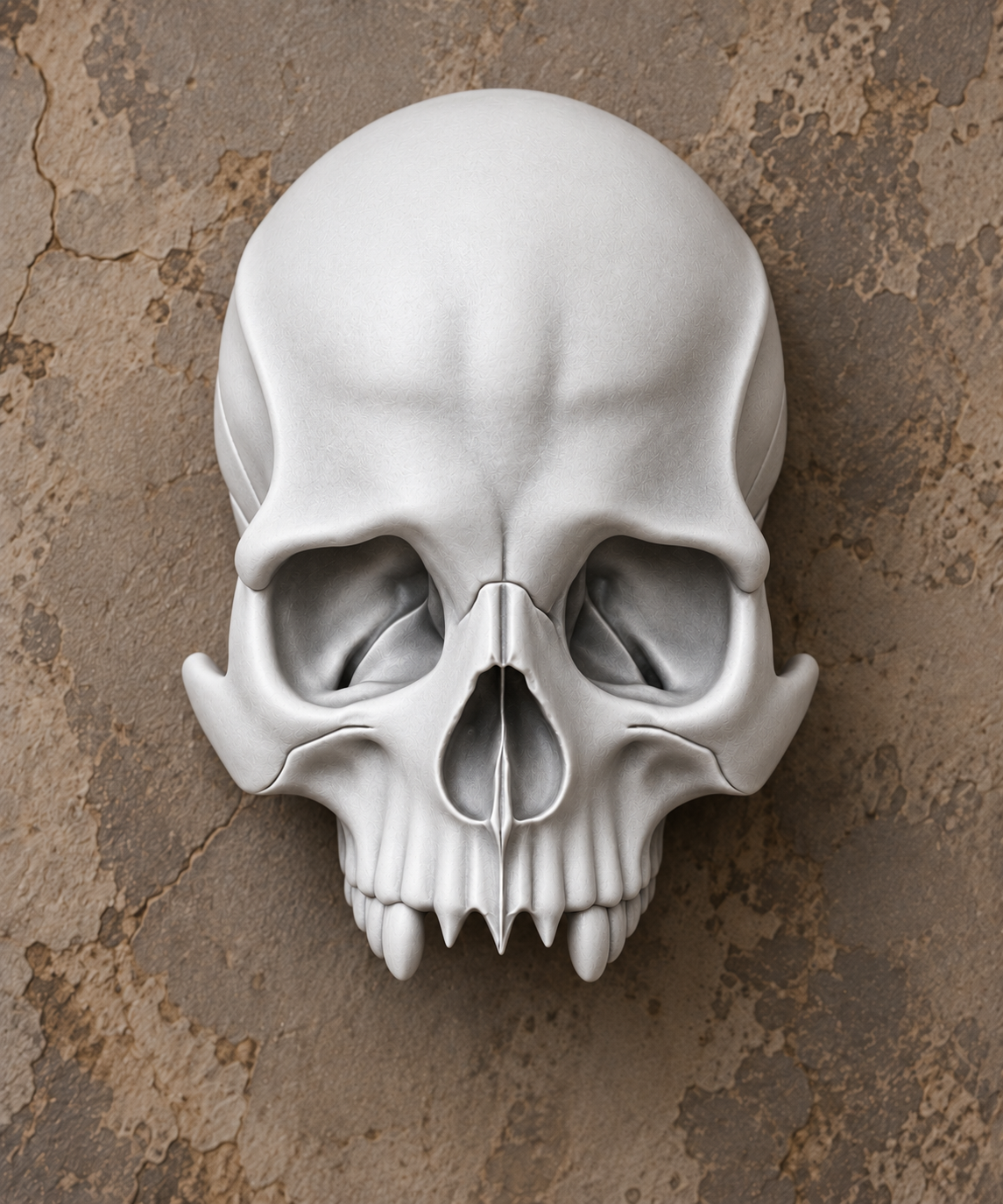 The Kept Secret — Skull Wall Mount with Hidden Compartment by Gremlin Relics
