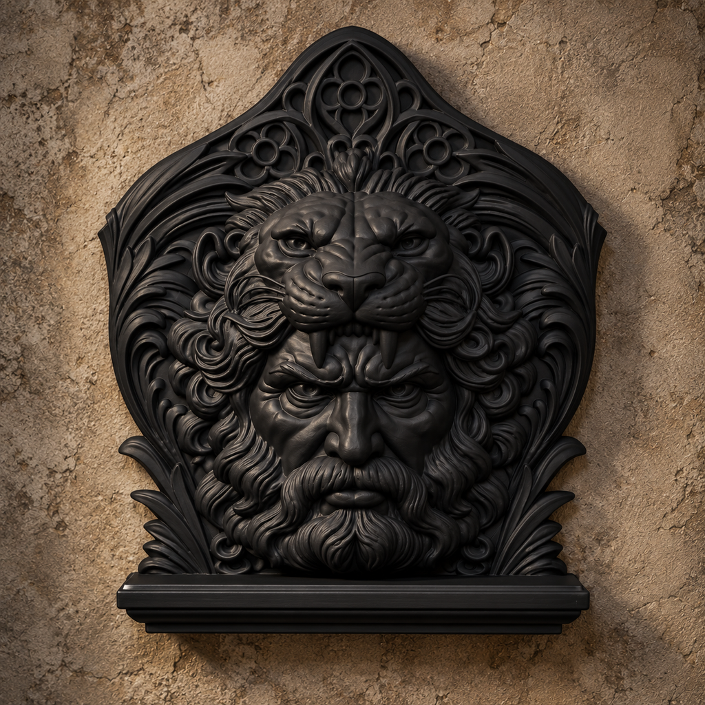 The Lion’s Trial — Hercules Wall Crest by Gremlin Relics