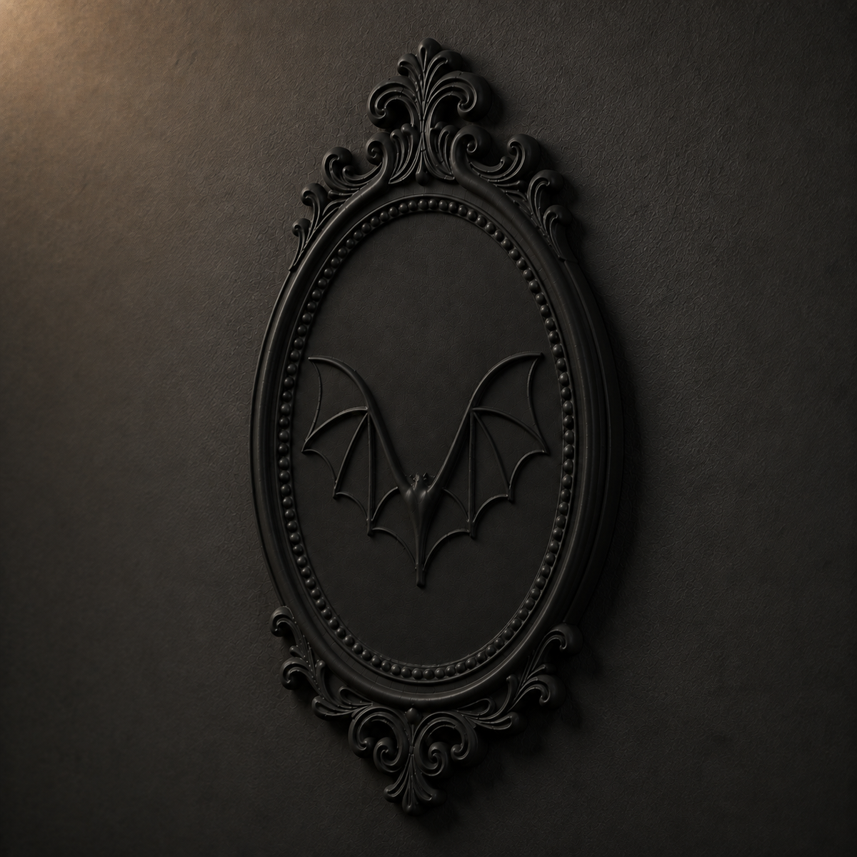 The Nightwings — Gothic Bat Plaque by Gremlin Relics