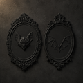 The Nightwings — Gothic Bat Plaque by Gremlin Relics