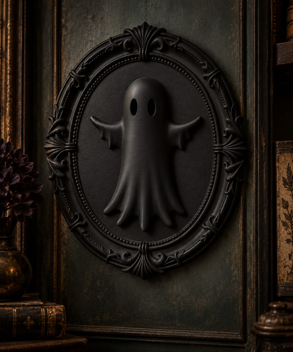 The Pale Wanderer — Ghost Wall Plaque by Gremlin Relics