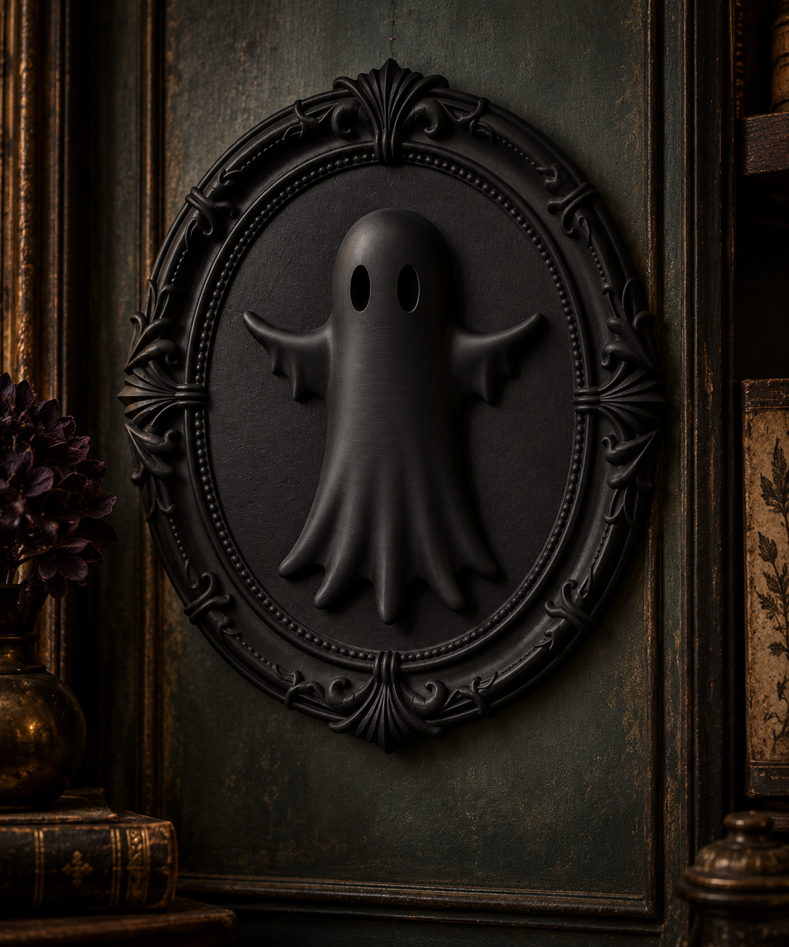 The Pale Wanderer — Ghost Wall Plaque by Gremlin Relics