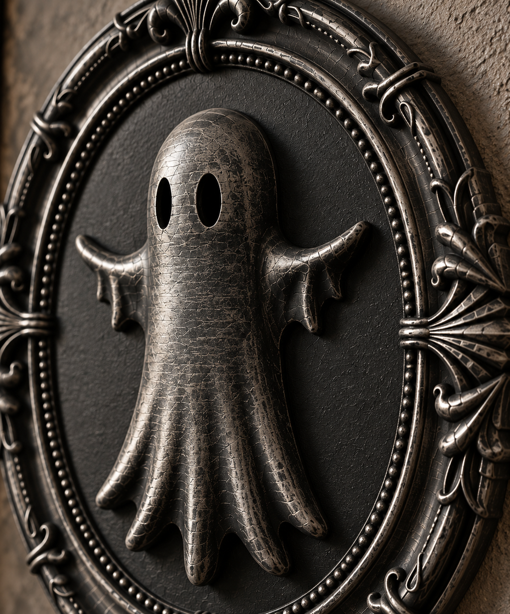 The Pale Wanderer — Ghost Wall Plaque by Gremlin Relics