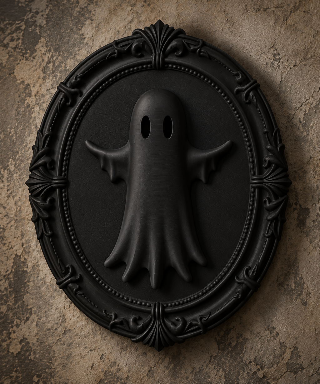 The Pale Wanderer — Ghost Wall Plaque by Gremlin Relics