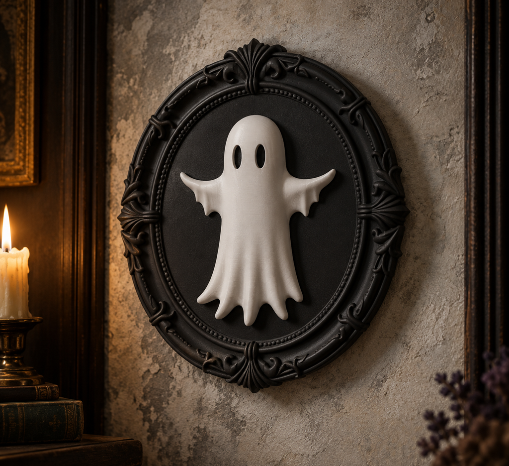 The Pale Wanderer — Ghost Wall Plaque by Gremlin Relics