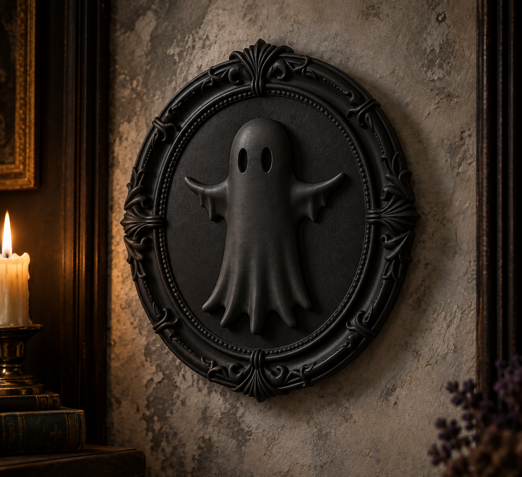 The Pale Wanderer — Ghost Wall Plaque by Gremlin Relics