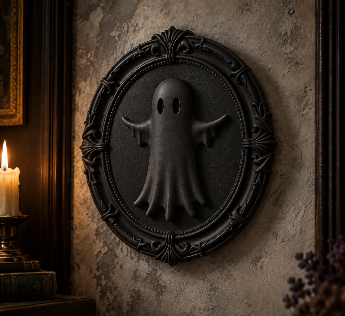 The Pale Wanderer — Ghost Wall Plaque by Gremlin Relics