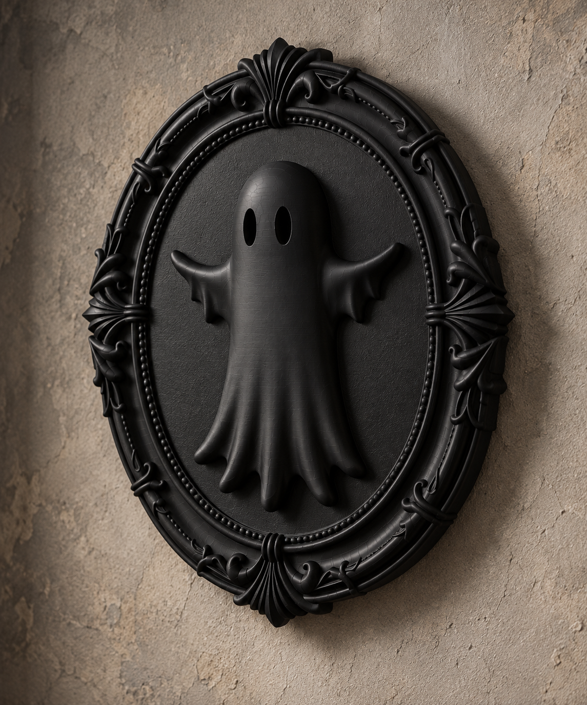 The Pale Wanderer — Ghost Wall Plaque by Gremlin Relics