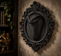 The Serpent's Gate — Gothic Snake Wall Plaque by Gremlin Relics
