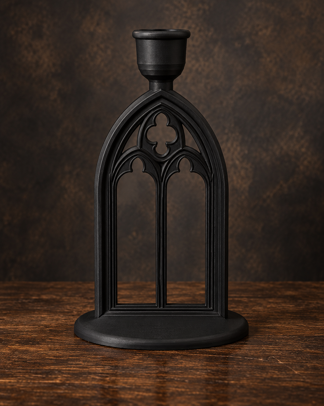 The Vigil Arch — Gothic Cathedral Arch Candle Holder by Gremlin Relics