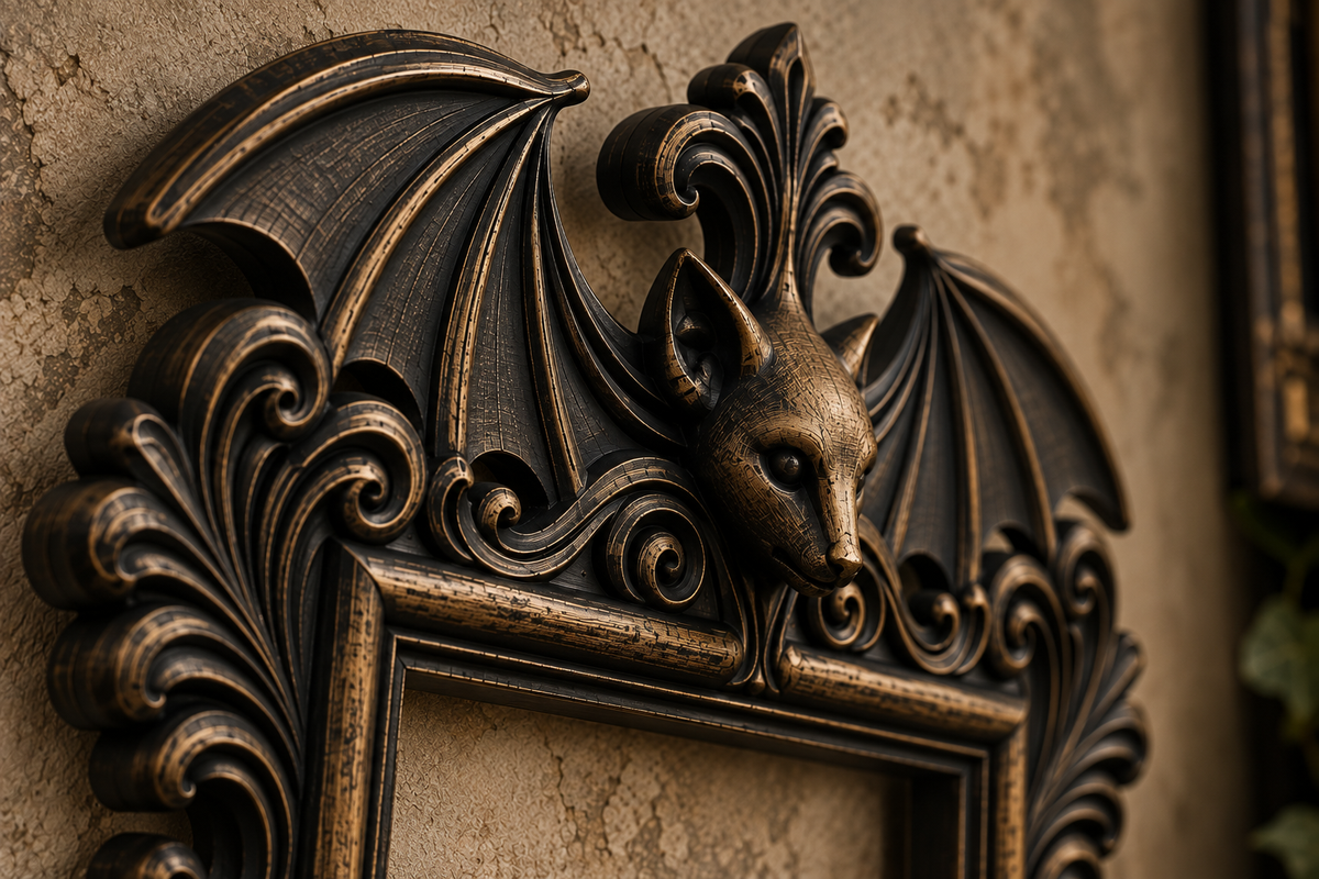 The Vesper — Gothic Bat Photo Frame by Gremlin Relics