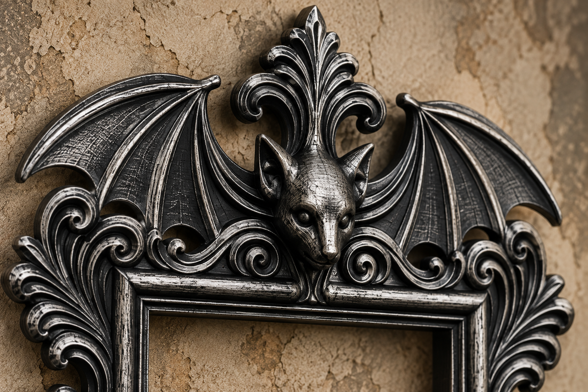 The Vesper — Gothic Bat Photo Frame by Gremlin Relics
