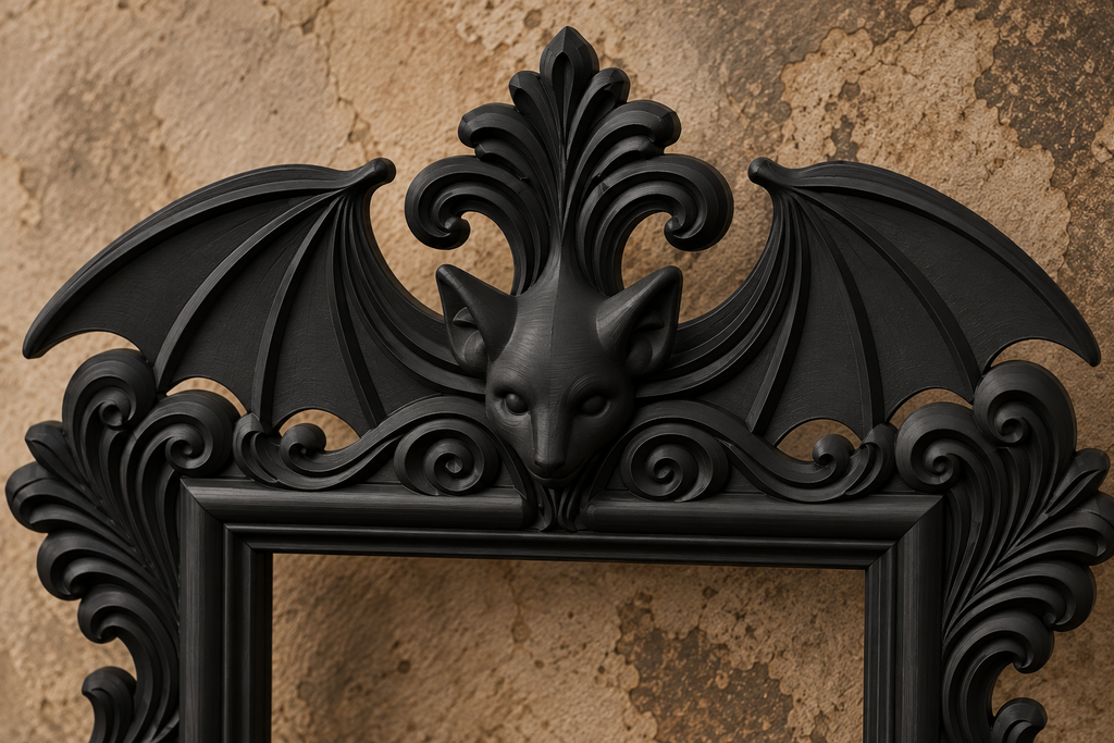 The Vesper — Gothic Bat Photo Frame by Gremlin Relics