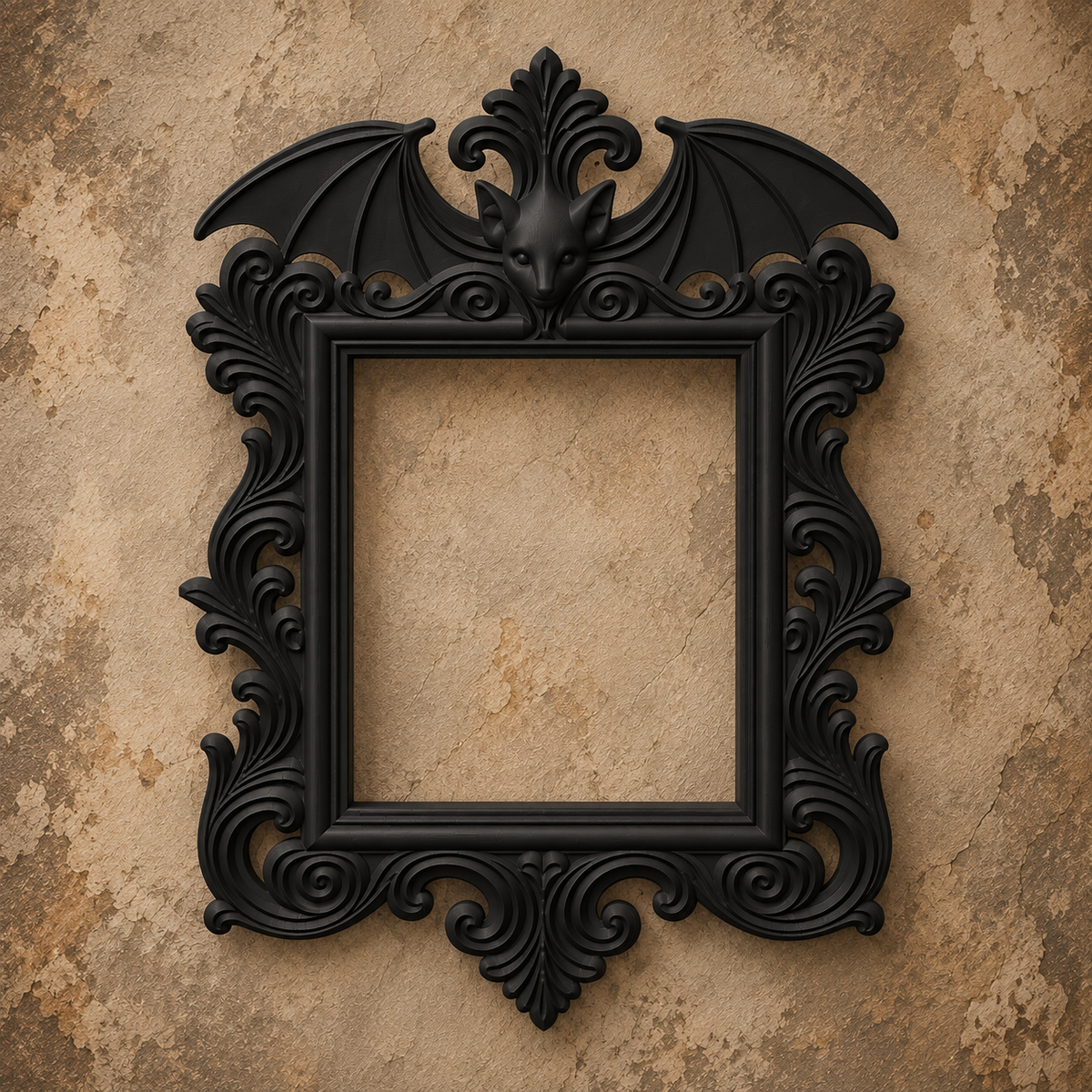 The Vesper — Gothic Bat Photo Frame by Gremlin Relics