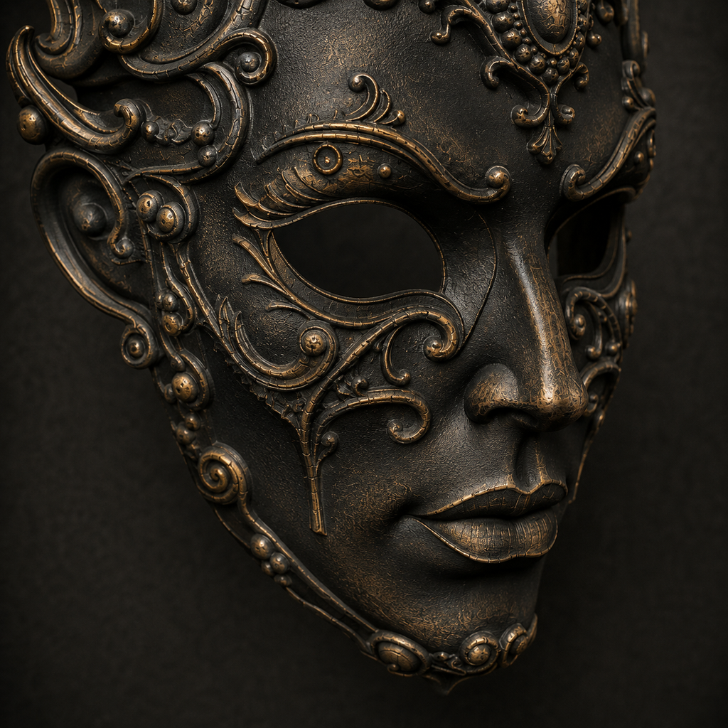 The Baroque Enigma — Venetian Masquerade Mask by Gremlin Relics