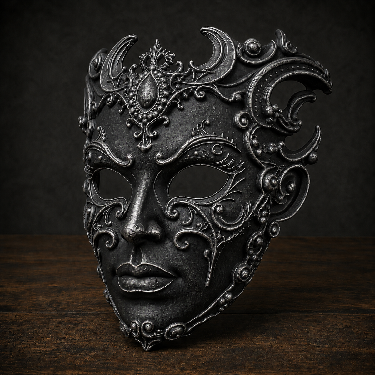 The Baroque Enigma — Venetian Masquerade Mask by Gremlin Relics