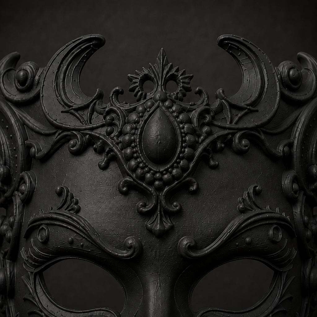 The Baroque Enigma — Venetian Masquerade Mask by Gremlin Relics