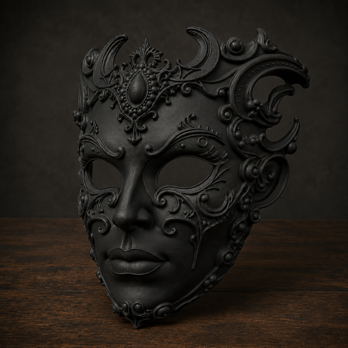 The Baroque Enigma — Venetian Masquerade Mask by Gremlin Relics