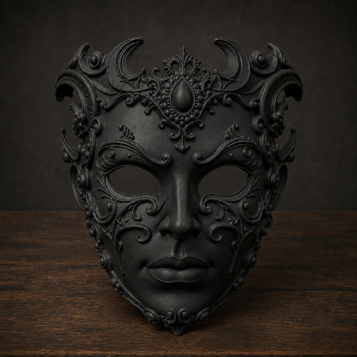 The Baroque Enigma — Venetian Masquerade Mask by Gremlin Relics