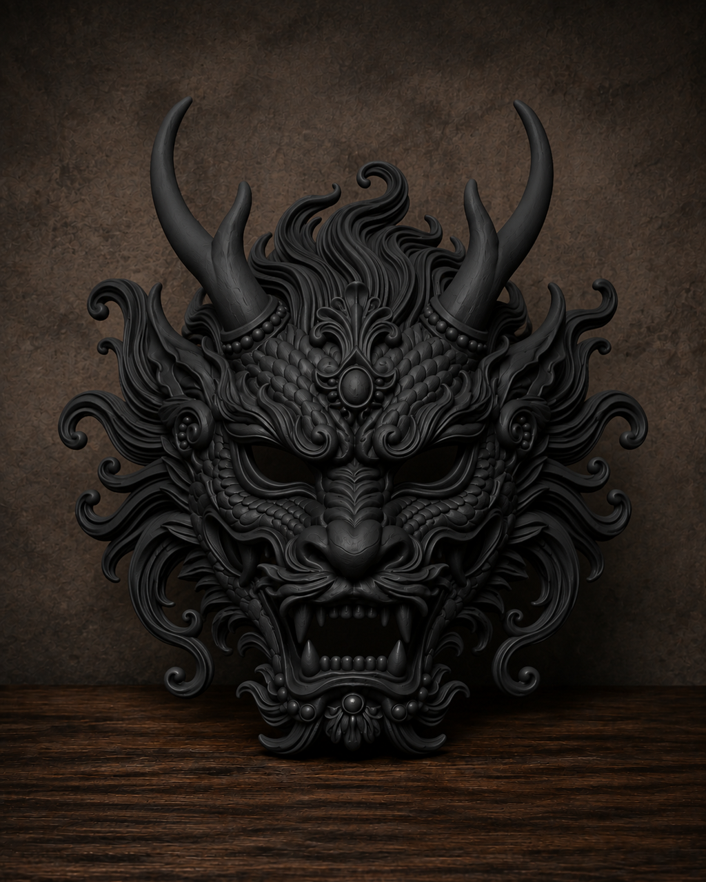 The Imperial Coil — Baroque Dragon Mask by Gremlin Relics