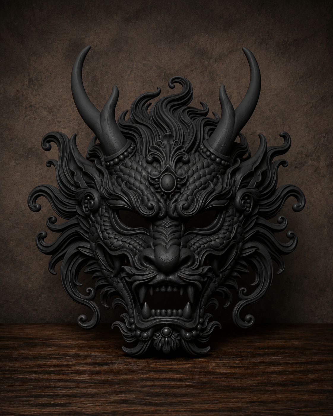 The Imperial Coil — Baroque Dragon Mask by Gremlin Relics