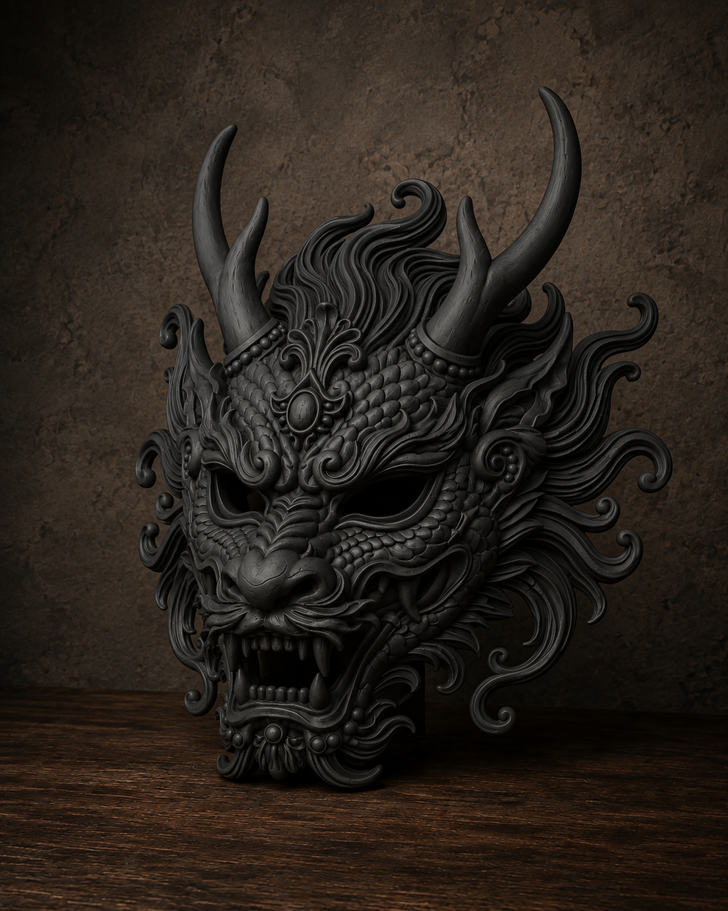The Imperial Coil — Baroque Dragon Mask by Gremlin Relics