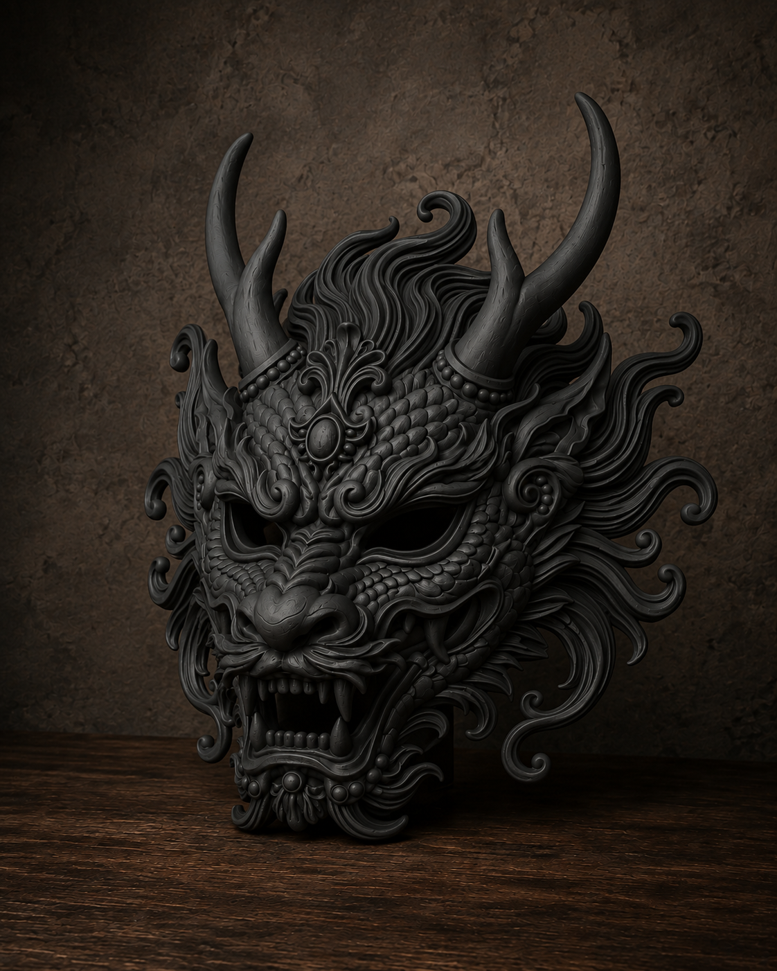 The Imperial Coil — Baroque Dragon Mask by Gremlin Relics