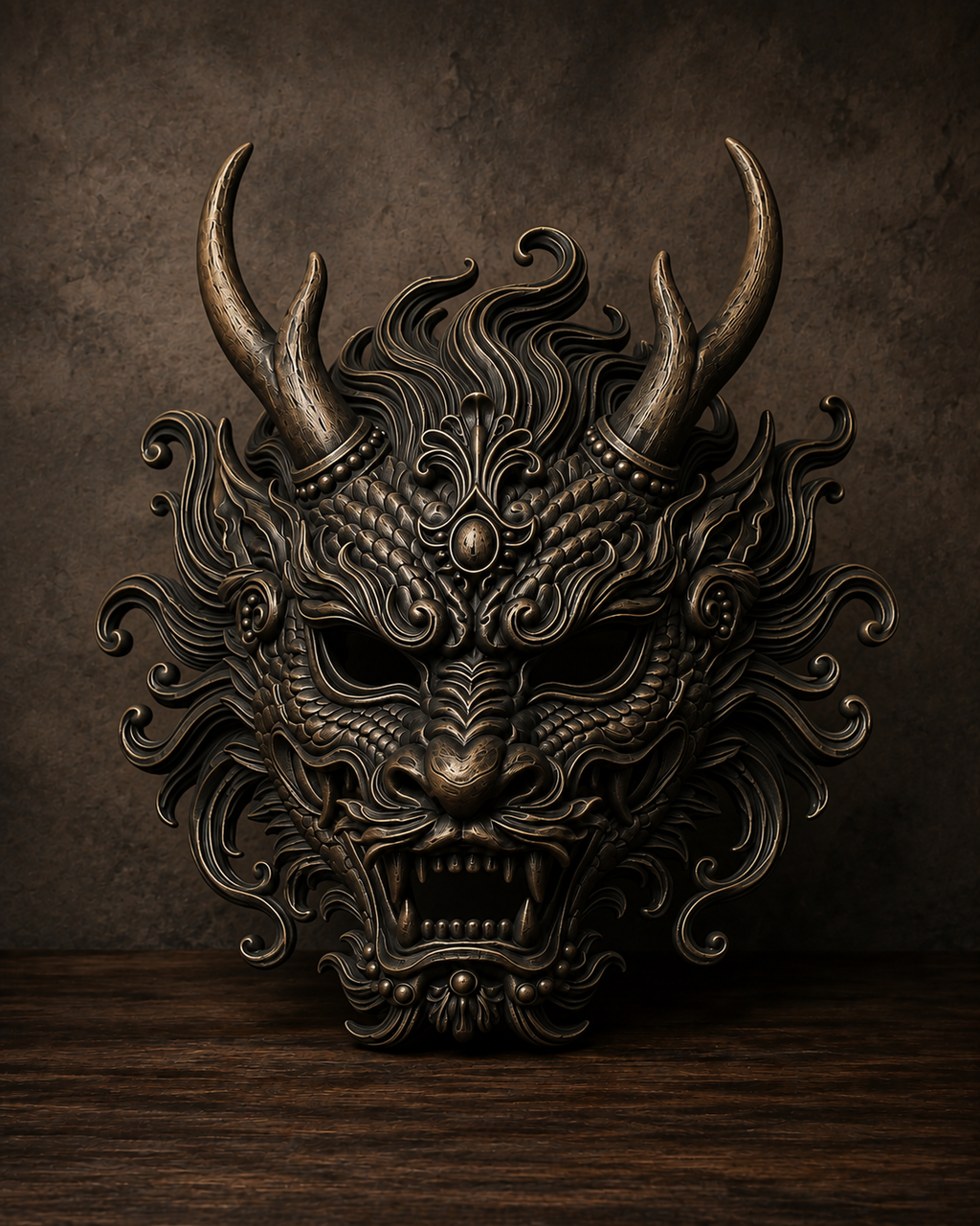 The Imperial Coil — Baroque Dragon Mask by Gremlin Relics