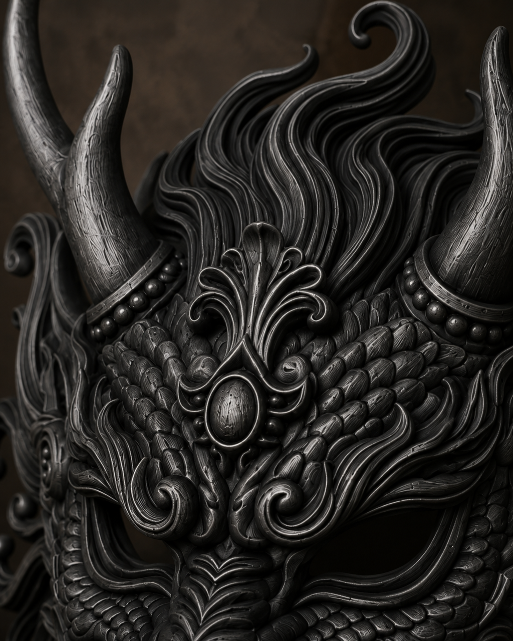 The Imperial Coil — Baroque Dragon Mask by Gremlin Relics