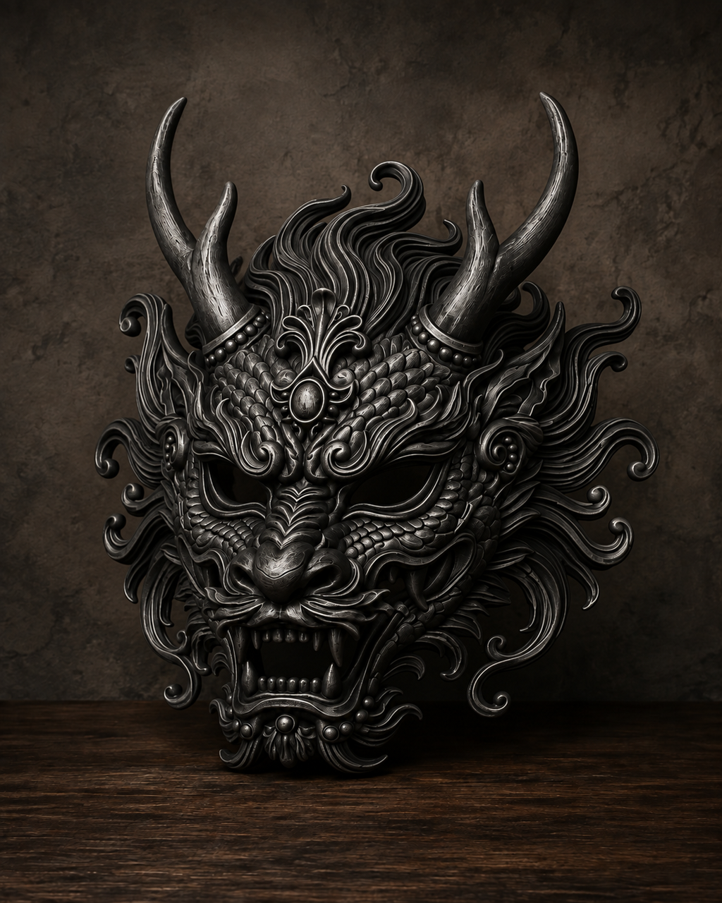 The Imperial Coil — Baroque Dragon Mask by Gremlin Relics