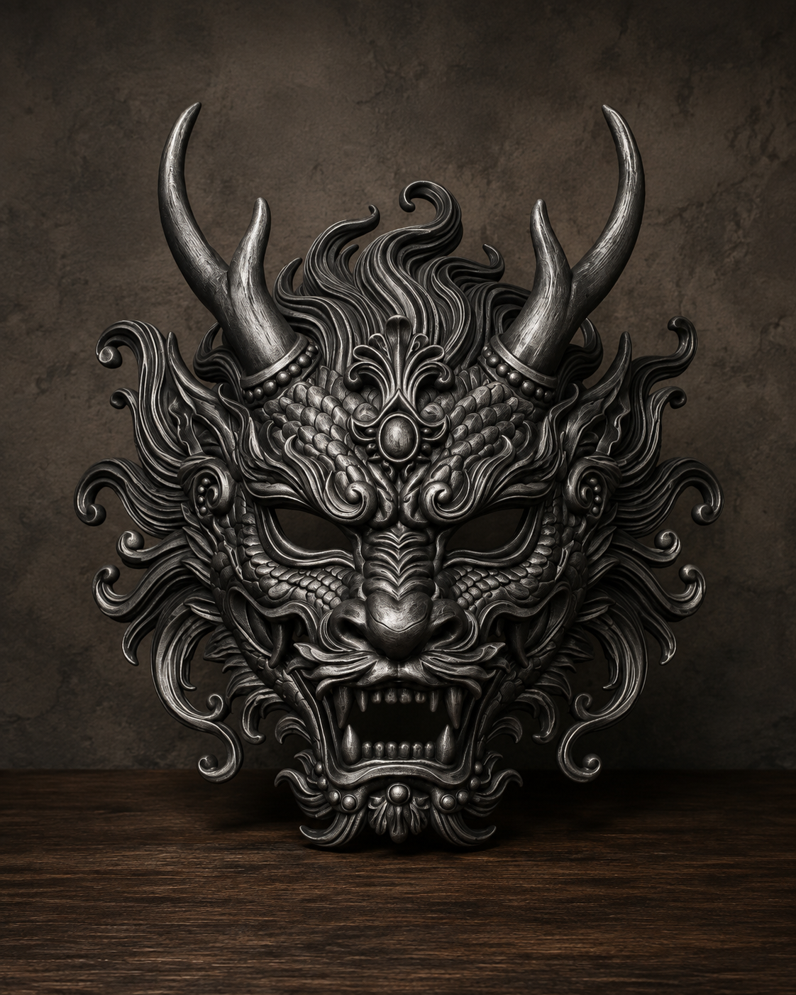 The Imperial Coil — Baroque Dragon Mask by Gremlin Relics