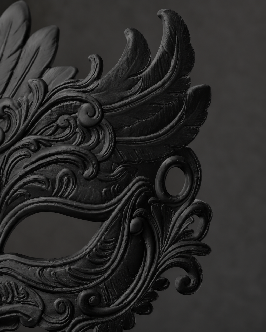 The Night Crown — Baroque Owl Masquerade Mask by Gremlin Relics