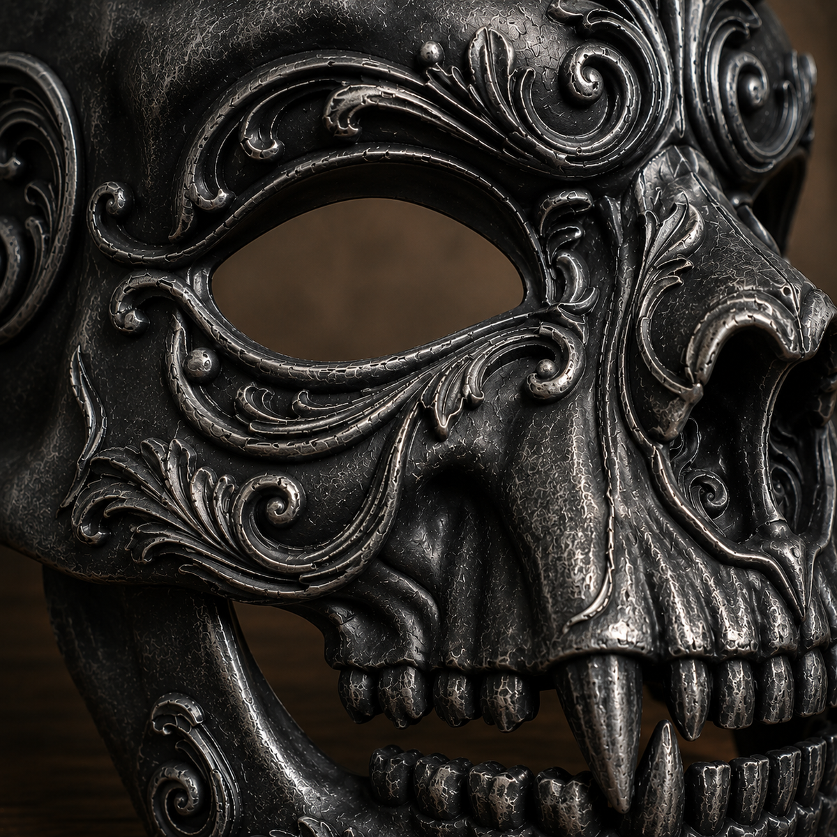 The Crimson Revenant — Vampire Skull Mask by Gremlin Relics