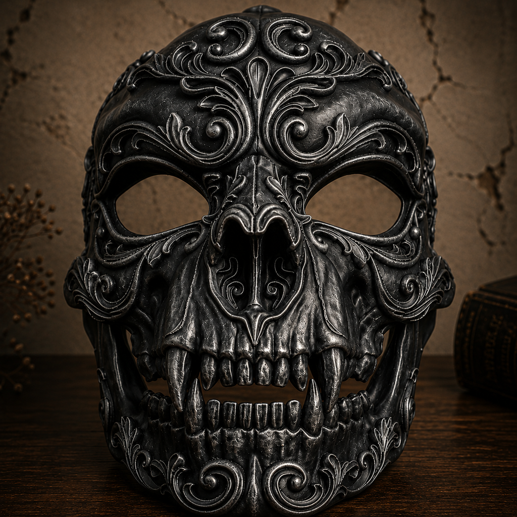 The Crimson Revenant — Vampire Skull Mask by Gremlin Relics
